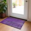 Addison Rugs Chantille ACN552 Purple 1'8" x 2'6 Indoor Outdoor Area Rug, Stain Resistant, Machine Washable, Non Shedding, Bedroom, Living Room, Dining Room, Kitchen Rug view 2
