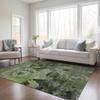 Addison Rugs Chantille ACN555 Green 8' x 10 Indoor Outdoor Area Rug, Stain Resistant, Machine Washable, Non Shedding, Bedroom, Living Room, Dining Room, Kitchen Rug view 2