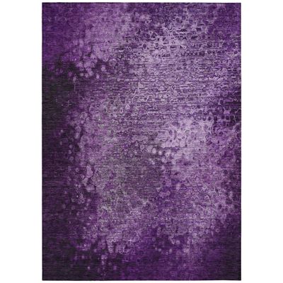 Addison Rugs Chantille ACN565 Purple 9' x 12 Indoor Outdoor Area Rug, Stain Resistant, Machine Washable, Non Shedding, Bedroom, Living Room, Dining Room, Kitchen Rug