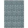 Addison Rugs Chantille ACN572 Teal 5' x 7'6 Indoor Outdoor Area Rug, Stain Resistant, Machine Washable, Non Shedding, Bedroom, Living Room, Dining Room, Kitchen Rug view 1
