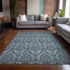 Addison Rugs Chantille ACN572 Teal 5' x 7'6 Indoor Outdoor Area Rug, Stain Resistant, Machine Washable, Non Shedding, Bedroom, Living Room, Dining Room, Kitchen Rug view 2