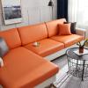 HUHJYUGE Sofa Couch Cover PU Leather Waterproof Cushion Couch Covers Anti-Slip Stretch Sofa Slipcpvers Sofa Seat Covers with Elastic Bottom Furniture Protector 1 Seat (D 5) view 1
