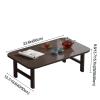 DELURA Foldable Side Tables and Coffee Tables, Suitable for Small Spaces (Size : 24 * 16 * 16IN) view 2