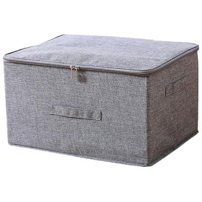 Alipis Cubbies Storage Bins Portable Fabric Storage Box Lid Wardrobe Sundries Organizer Large Space for Home Tidiness