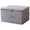 Alipis Cubbies Storage Bins Portable Fabric Storage Box Lid Wardrobe Sundries Organizer Large Space for Home Tidiness view 1