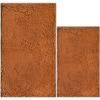 AINAHYVA Bathroom Rugs Chenille Bath mat 2 Piece Set, Super Absorbent, PVC Non Slip Backing, Bath mats for Bathroom, Plush Shaggy, Thick, Machine Washable, Bathtub, Shower, Toilet.(Champagne) view 1