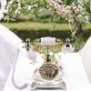 Audio GuestBook Telephone with Classic Retro Craftsmanship for Confessional Wedding Birthday Party Special Events (Ceramic White) view 3