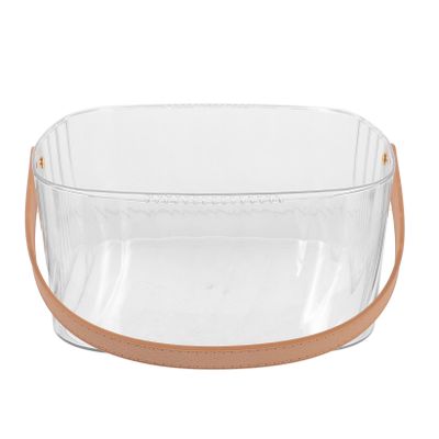 BESPORTBLE storage tub drink bucket portable wine bucket baskets with handles organization baskets large ice bucket portable bucket buckets with handles ice tub square plastic