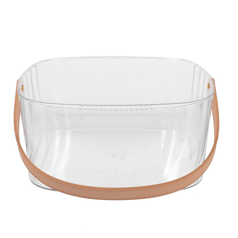 BESPORTBLE storage tub drink bucket portable wine bucket baskets with handles organization baskets large ice bucket portable bucket buckets with handles ice tub square plastic
