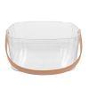 BESPORTBLE storage tub drink bucket portable wine bucket baskets with handles organization baskets large ice bucket portable bucket buckets with handles ice tub square plastic view 1