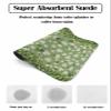 Dish Drying Stone Mat for Kitchen Counter, Absorbent Dish Mat St. Patrick's Day Green Shamrocks Spring Clovers Microfiber Non-Slip Coffee Mat Diatomaceous Earth Mat for Coffee Bar, 16 Inch x 24 Inch view 2