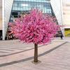 ESRADA Artificial Cherry Blossom Branch Flowers Stem Silk Flowers Bouquet Fake Spring Peach Flowers, for Office Home Wedding Decoration B-1.2mx1m view 2