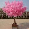 ESRADA Artificial Cherry Blossom Branch Flowers Stem Silk Flowers Bouquet Fake Spring Peach Flowers, for Office Home Wedding Decoration B-1.2mx1m view 4