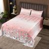 Geometric Ombre Stripes Bedspread King Size,Silver Glitter Sequin Diamond Coverlet Set,Kids Girls Boys Adults Room Decor,Princess Dreamy Quilted Coverlet,Pink Romantic Bedding Quilt,2 Pillowcases view 1