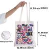 BWWKTOP Fairy Tales Alice Tote Bag Cheshire Cat Fans Gifts Alice Shoulder Bag Alice Reusable Grocery Bag (don't step on) view 4