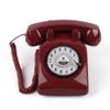 Premium Audio Guest Book Telephone | Vintage and Retro Style Audio Guestbook | Wedding Guestbook Rotary Phone (DeepRed) view 4