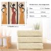 ALAZA Beautiful African Women Dish Towels Set of 6,Dish Bar Tea Towel Dishcloths Washable Fast Drying Dish Cloth Reusable Cleaning Cloth,11 x 11 inches view 4