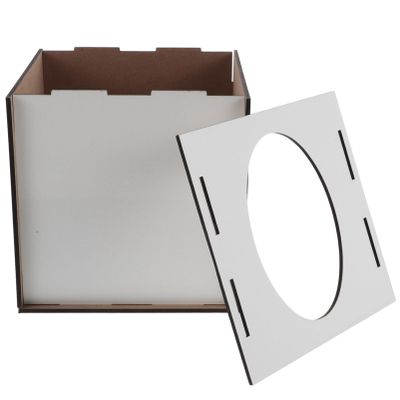 jojofuny Desktop Tissue Holder Compact Thermal Transfer Printing Napkin Organizer Elegant Sublimation Tissue Box for Living Room Office and Bathroom