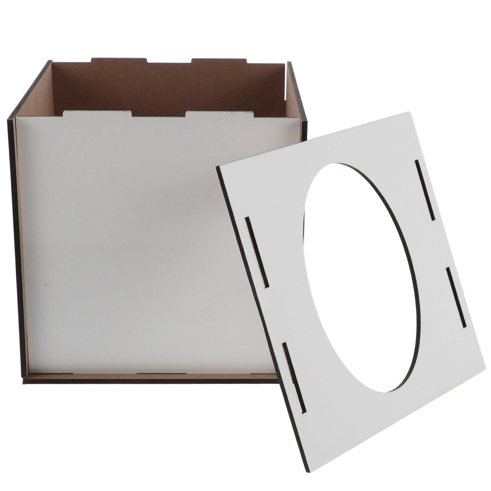 jojofuny Desktop Tissue Holder Compact Thermal Transfer Printing Napkin Organizer Elegant Sublimation Tissue Box for Living Room Office and Bathroom