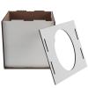 jojofuny Desktop Tissue Holder Compact Thermal Transfer Printing Napkin Organizer Elegant Sublimation Tissue Box for Living Room Office and Bathroom view 1