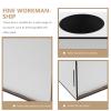 jojofuny Desktop Tissue Holder Compact Thermal Transfer Printing Napkin Organizer Elegant Sublimation Tissue Box for Living Room Office and Bathroom view 4