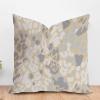 ArogGeld Cushion Cover Light Gray Brown and White Leopard Pillow Cover Leopard Print Animal Cheetah Accent Pillow with Zipper Farmhouse Decor for Bedroom Sofa Couch 16x16in White Flax view 1
