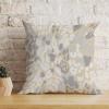 ArogGeld Cushion Cover Light Gray Brown and White Leopard Pillow Cover Leopard Print Animal Cheetah Accent Pillow with Zipper Farmhouse Decor for Bedroom Sofa Couch 16x16in White Flax view 3