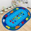 Fouiunler Children's Play Area Rugs, 4x6ft, Fun Colorful Shape Color Numbers Alphabet ABC Rug Baby Rug, Kids Rug Non-Slip Washable RugsClassroom Rugs for Boy Girl Preschool view 1