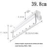 Extendable Clothes Rail - Sliding Wardrobe Closet Rod, Pull Out Clothes Hanger Wardrobe Rail, Rail Aluminum Alloy Coat Hanger, for Wardrobe Push-Pull Hangers, 30KG Heavy Load (Size : 39.8cm) view 4