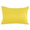 Pillow Covers 20x30 Inch - Queen Pure Yellow Solid Color Soft Brushed Microfiber Pillowcases with Hidden Zipper Closure Bed Pillow Shams for Bedroom Sofa Car view 1
