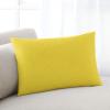Pillow Covers 20x30 Inch - Queen Pure Yellow Solid Color Soft Brushed Microfiber Pillowcases with Hidden Zipper Closure Bed Pillow Shams for Bedroom Sofa Car view 2