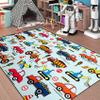 Jiospet Car Road Rug for Kids 5x7 Feet, Educational Play Mat Interactive Car Carpet for Children's Room Floor Decor view 3
