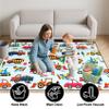 Jiospet Car Road Rug for Kids 5x7 Feet, Educational Play Mat Interactive Car Carpet for Children's Room Floor Decor view 4