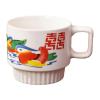 300ml/10oz vintage spittoon ceramic mug in a nostalgic gift box for office home restaurant cafe teahouse-Mandarin Duck Single Cup-301-400ml view 1