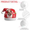 LucBuy Custom Santa Hat with Text, Funny Personalized Christmas Hats for Adults and Kids,Soft Velvet Customized Santa Cap,Cute Plush Hat Novelty Gifts New Year's Festive Holiday Party Supplies (A10) view 4