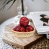 6pcs Artificial Fake Dark Red Simulation Red Delicious Apples Set Lifelike Fruit Model for Home Kitchen Wedding Party Decoration Photography view 2