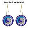 29th Infantry Division Charming Ceramic Christmas Tree Hanging Ornaments 2.9in Elevate Home Decor Indoors Outdoors view 3