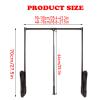 Adjustable Width Pull Down Hanging Rail for Wardrobe, Pull Down Wardrobe Rail Lift, Heavy Duty Wardrobe Lift Rail Organizer Storage System for Bedroom Cloakroom (Size : 48-70cm) view 2