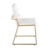 LumiSource Dutchess Dining Chair, Upholstered Dining Chairs, Contemporary Dining Chair, Kitchen Chairs for Dining Table, Dining Chairs Set of 2 view 4