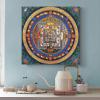 48 Cm Kalachakra Mandala Thangka Art Poster Posters Wall Art Painting Canvas Gift Living Room Prints Bedroom Decor Poster Artworks 24x24inch(60x60cm) view 3