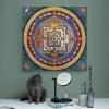 48 Cm Kalachakra Mandala Thangka Art Poster Posters Wall Art Painting Canvas Gift Living Room Prints Bedroom Decor Poster Artworks 24x24inch(60x60cm) view 4