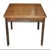Amish-Made 44 Inch Rectangle Walnut Stained Hickory Wood Coffee Table view 1