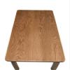 Amish-Made 44 Inch Rectangle Walnut Stained Hickory Wood Coffee Table view 3