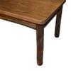 Amish-Made 44 Inch Rectangle Walnut Stained Hickory Wood Coffee Table view 4