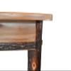 Amish-Made 60 Inch Rectangle Rustic Hickory Wood Dining Table view 3