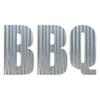 BBQ Metal Letters Corrugated Galvanized Metal Word Business Sign Home Dcor Barbecue Smokehouse Grilling Patio Decorations (24 Inch) view 1