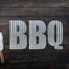 BBQ Metal Letters Corrugated Galvanized Metal Word Business Sign Home Dcor Barbecue Smokehouse Grilling Patio Decorations (24 Inch) view 3