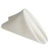 25 pcs 17-Inch Ivory Polyester Table Napkins Reusable Washable Wedding Party Dinner Linens Tableware Supplies view 2