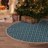 DKJlitter Christmas Tree Skirt, Clan Clark Tartan Xmas Tree Skirts Mat Farmhouse Rustic Xmas Holiday Indoor Party Outdoor Decoration 36 inches view 1