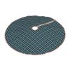 DKJlitter Christmas Tree Skirt, Clan Clark Tartan Xmas Tree Skirts Mat Farmhouse Rustic Xmas Holiday Indoor Party Outdoor Decoration 36 inches view 3